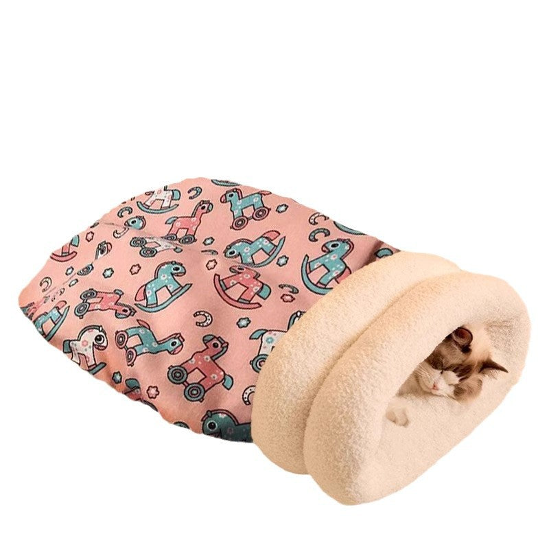 Cama cueva para gatos con interior afelpado | GATOKOOL