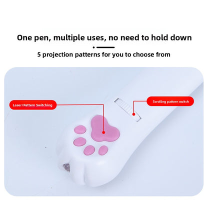 Puntero láser USB para gatos con luz UV y llavero | GATOKOOL