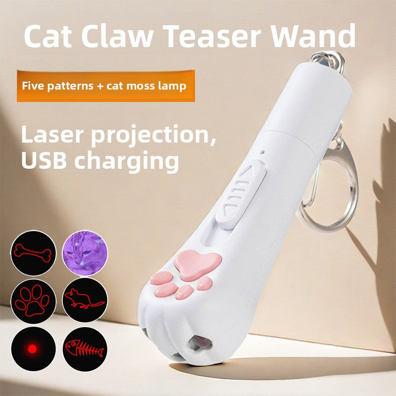 Puntero láser recargable para gatos con patrones | GATOKOOL