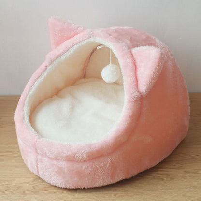 Cama casita para gatos con estampados | GATOKOOL