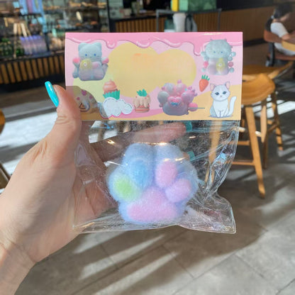 Squishy de gel con forma de patita de gato de 7 o 12 cm | GATOKOOL