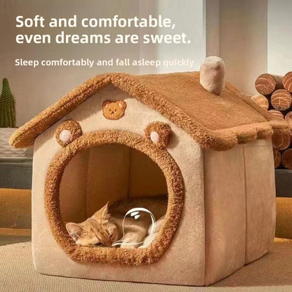 Cama casita para gatos desmontable | GATOKOOL