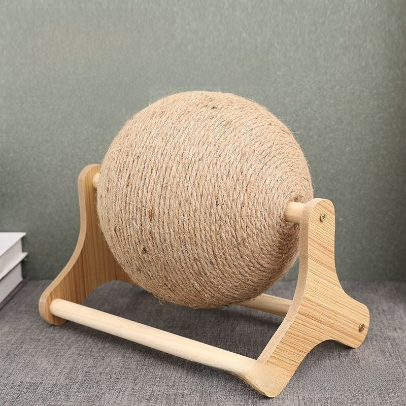 Rascador para gatos con pelota y base decorativa | GATOKOOL