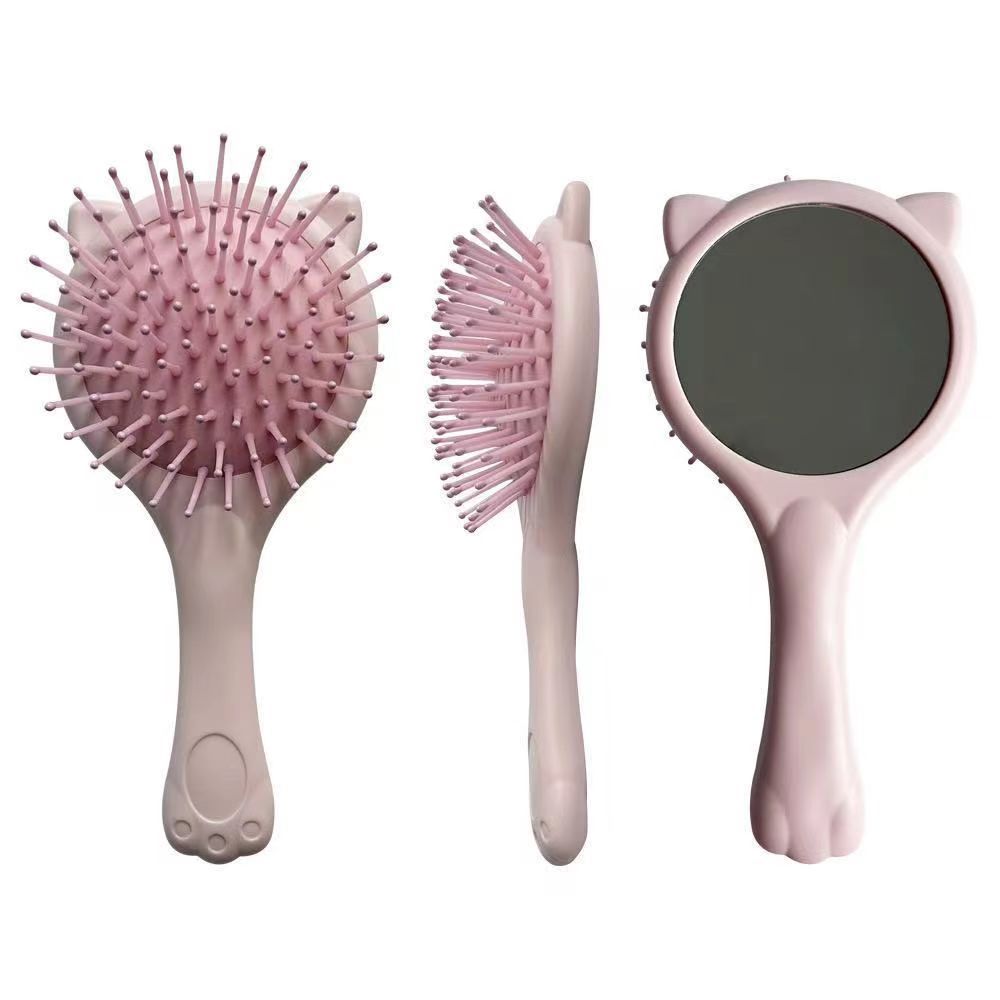 Cepillo de pelo con espejo y diseño de patita | GATOKOOL