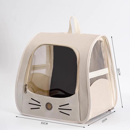 Mochila transportín plegable para gatos de 40 L | GATOKOOL