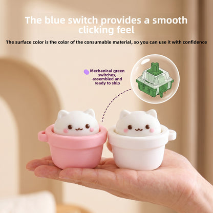 Llavero clicker de gato impreso en 3D | GATOKOOL