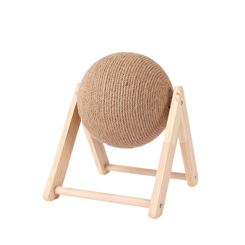 Rascador para gatos con pelota y base decorativa | GATOKOOL